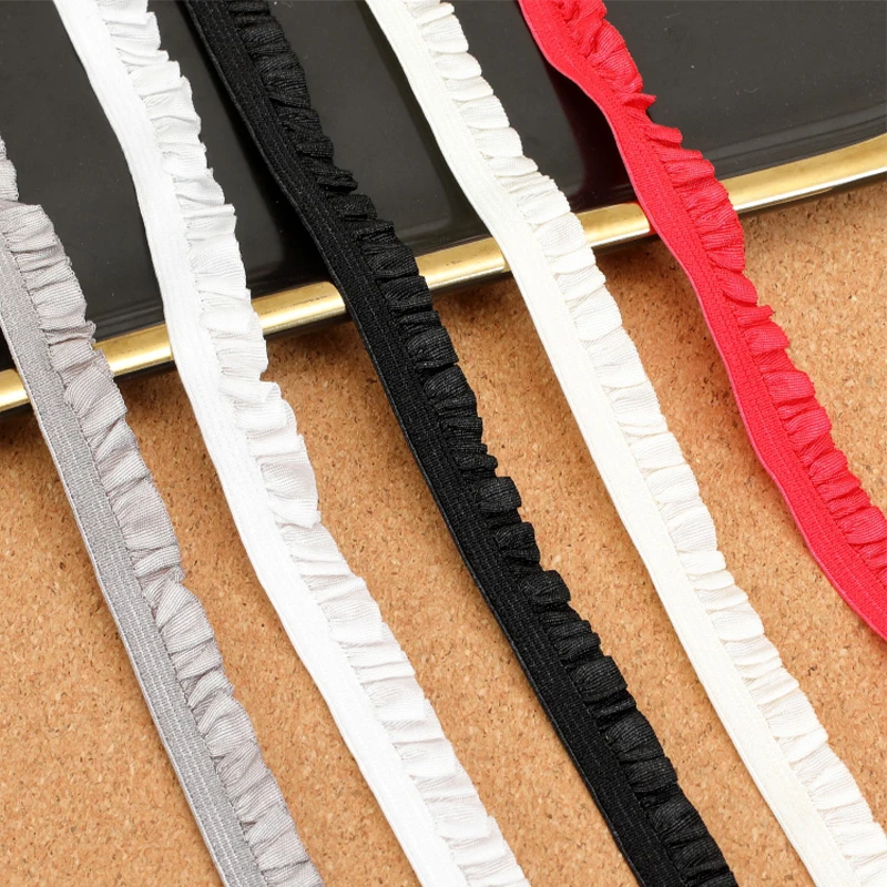 5 Meter Lace Trim Elastics Bands Stretch Frilly Ruffled Lace Trim Gift Wrapping Ribbon DIY Sewing Skirt Dress Hem Accessories
5 Meter Lace Trim Elastics Bands Stretch Frilly Ruffled Lace Trim Gift Wrapping Ribbon DIY Sewing Skirt Dress Hem Accessories