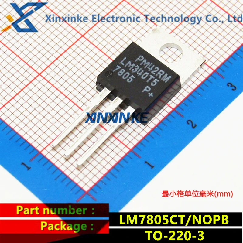 5PCS LM7805CT/NOPB 7805 TO-220-3 Linear Voltage Regulators 5 Volt Reg Power Management ICs Brand New Original
5PCS LM7805CT/NOPB 7805 TO-220-3 Linear Voltage Regulators 5 Volt Reg Power Management ICs Brand New Original