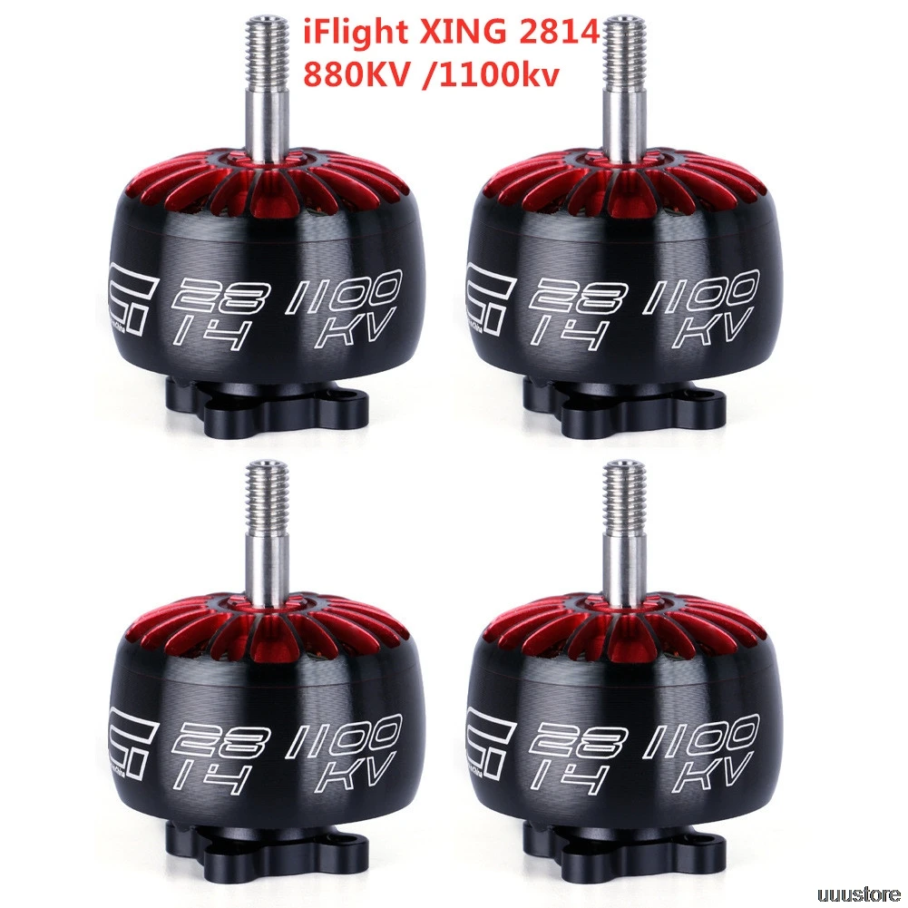 1 / 2 / 4 PCS iFlight XING 2814 880KV / 1100KV 4-6S Brushless Motor for Long RC Drone FPV Racing Spare Part DIY Airplane TOYS
1 / 2 / 4 PCS iFlight XING 2814 880KV / 1100KV 4-6S Brushless Motor for Long RC Drone FPV Racing Spare Part DIY Airplane TOYS