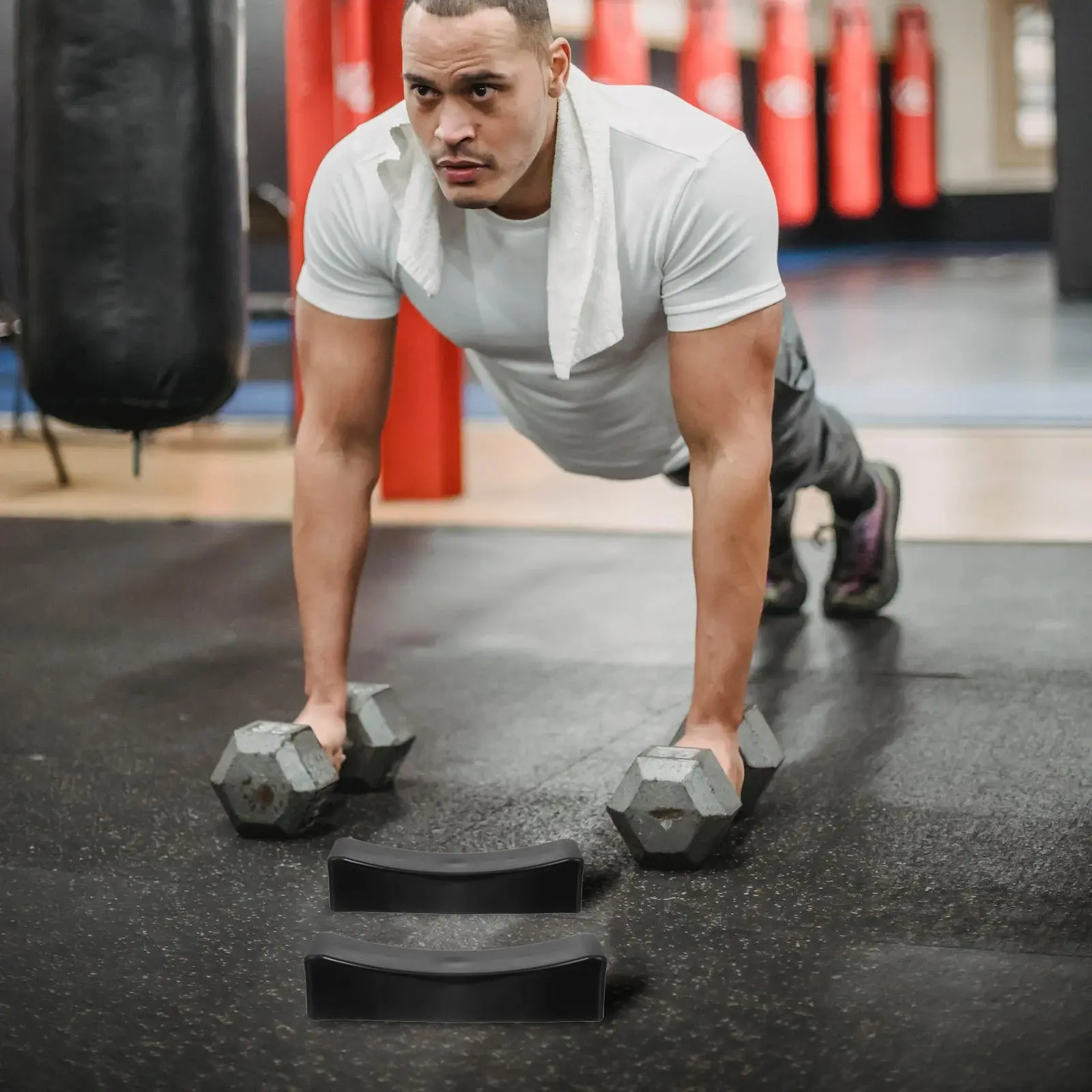 4Pcs Rubber Dumbbell Rack Sturdy PP Material Free Weight Holder Stand Weight Storage for Gym Home Fitness Equipment
4Pcs Rubber Dumbbell Rack Sturdy PP Material Free Weight Holder Stand Weight Storage for Gym Home Fitness Equipment