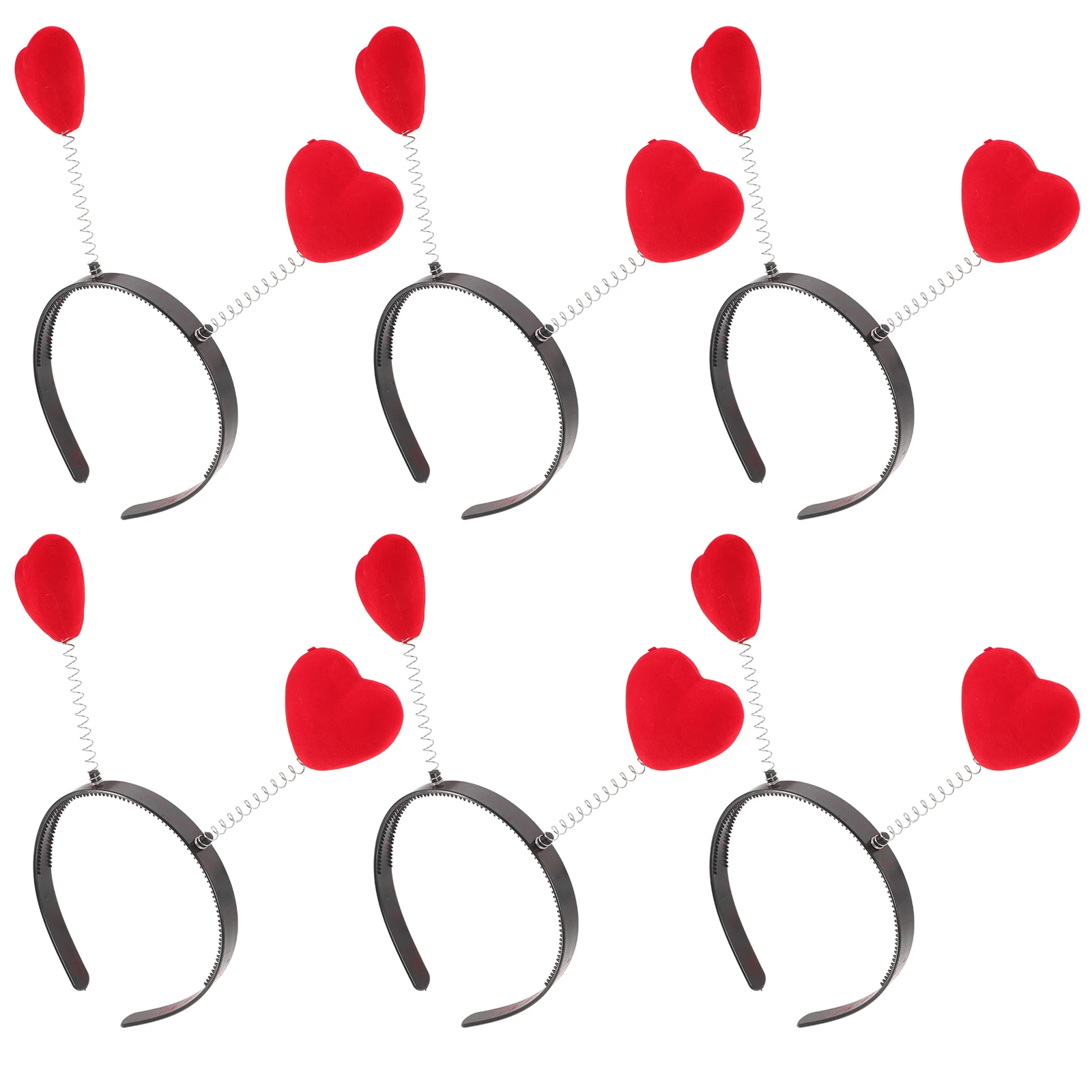 6pcs Red Heart Headbands Flocking Hoops Hair Accessories for Children Party Costume Non-fading Lightweight Christmas
6pcs Red Heart Headbands Flocking Hoops Hair Accessories for Children Party Costume Non-fading Lightweight Christmas