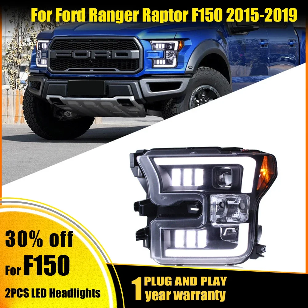 Applicable to 2015 2016 2018 2017 2018 2019 Ford F150 raptor headlight assembly modified LED day running light flow turn signal
Applicable to 2015 2016 2018 2017 2018 2019 Ford F150 raptor headlight assembly modified LED day running light flow turn signal