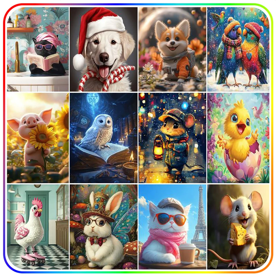 SDOYUNO Diamond Painting Accessories Cartoon animals abstract 5D Diamond Pictures Arts Crafts Diamond Mosaic Wall Accessories
SDOYUNO Diamond Painting Accessories Cartoon animals abstract 5D Diamond Pictures Arts Crafts Diamond Mosaic Wall Accessories