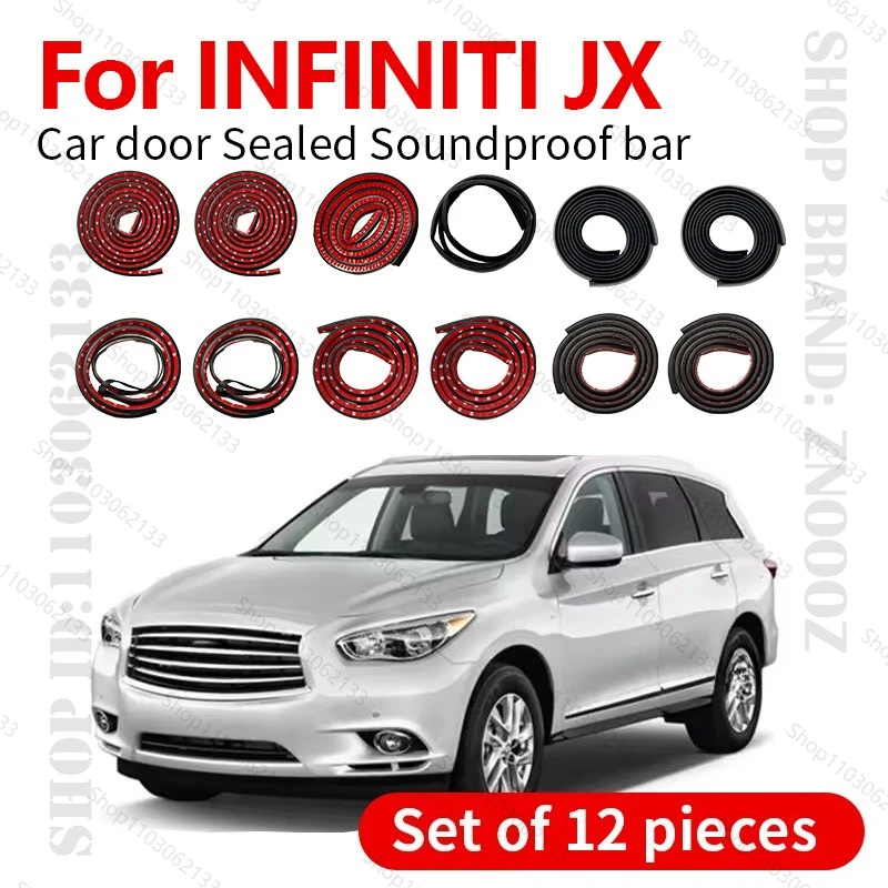For 2012-2013 INFINITI JX Car Door Seal Strip Rubber Double Layer Sealing Protector Soundproof Dustproof Seal Strip 12PCS Set
For 2012-2013 INFINITI JX Car Door Seal Strip Rubber Double Layer Sealing Protector Soundproof Dustproof Seal Strip 12PCS Set