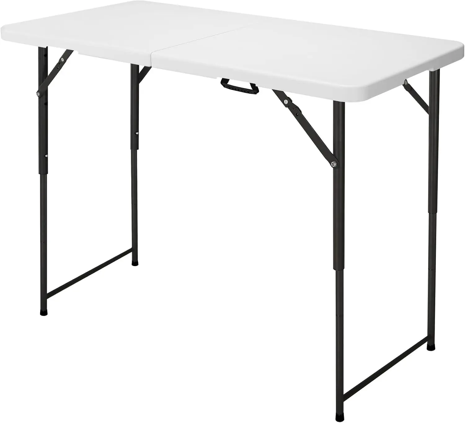 4ft Folding Table, Portable Fold-in-Half Adjustable Height Utility Table for Indoor/Outdoor Use, Durable HDPE & Steel, Stable &
4ft Folding Table, Portable Fold-in-Half Adjustable Height Utility Table for Indoor/Outdoor Use, Durable HDPE & Steel, Stable &