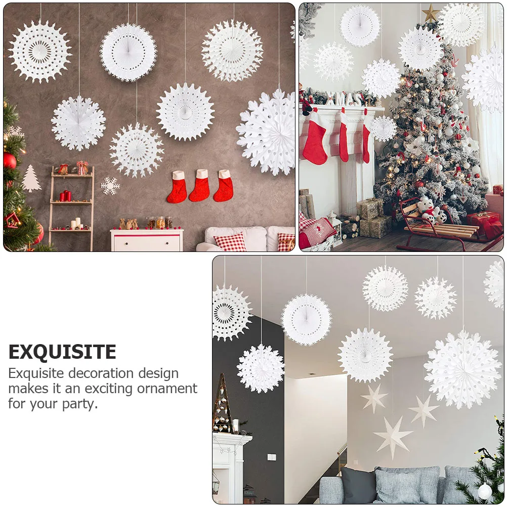1 set Snowflake Set Honeycomb Paper Fans s Winter Party Display Snowflake Party Paper Fan Wall Doorway nament
1 set Snowflake Set Honeycomb Paper Fans s Winter Party Display Snowflake Party Paper Fan Wall Doorway nament