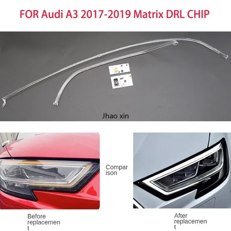 For Audi A3 2017-2019 Matrix Car Headlights DRL Light Strips Angel Eyes Chip Ballast Module DRL Maintenance
For Audi A3 2017-2019 Matrix Car Headlights DRL Light Strips Angel Eyes Chip Ballast Module DRL Maintenance