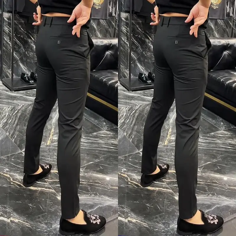 2022 High Quality New Fashion Cotton Men Suit Pants Straight Spring Autumn Long Male Classic Business Casual Trousers B180
2022 High Quality New Fashion Cotton Men Suit Pants Straight Spring Autumn Long Male Classic Business Casual Trousers B180