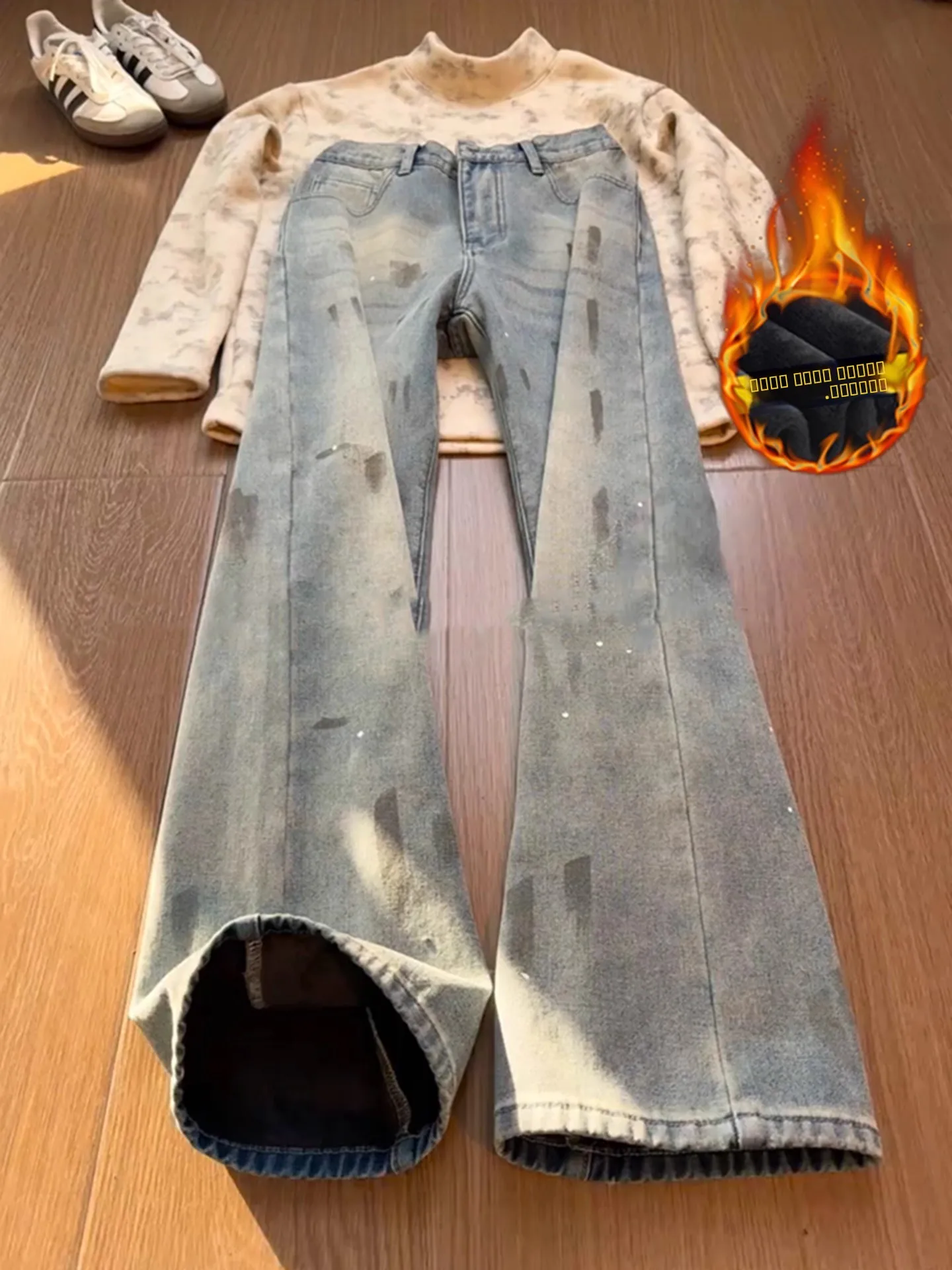 Мужские джинсы Waed Blue American Sle с подкладкой, прямые, повседневные, из хлопкового денима, в стиле High Street Trendy Knife
Мужские джинсы Waed Blue American Sle с подкладкой, прямые, повседневные, из хлопкового денима, в стиле High Street Trendy Knife