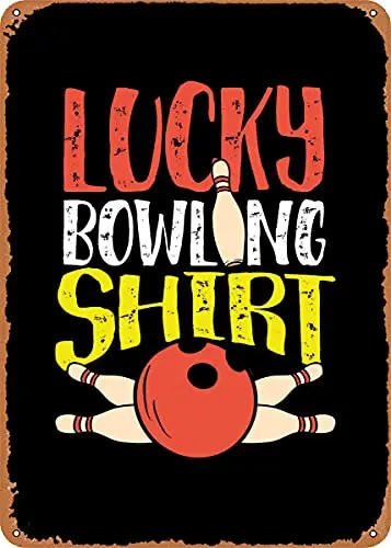 Lucky Bowling Shirt Vintage Look Metal Sign Patent Art Prints Retro Gift 8x12 Inch
Lucky Bowling Shirt Vintage Look Metal Sign Patent Art Prints Retro Gift 8x12 Inch