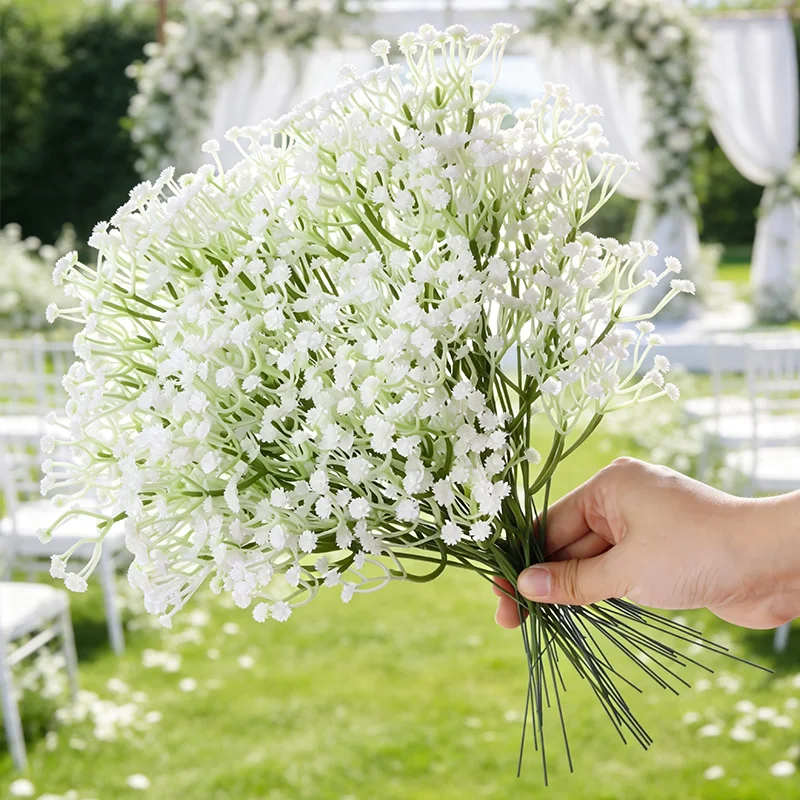 10Pcs Realistic Artificial Gypsophila Bouquet Plastic Fake Flower Stems for Wedding Birthday Party Home Table DIY Decoration
10Pcs Realistic Artificial Gypsophila Bouquet Plastic Fake Flower Stems for Wedding Birthday Party Home Table DIY Decoration