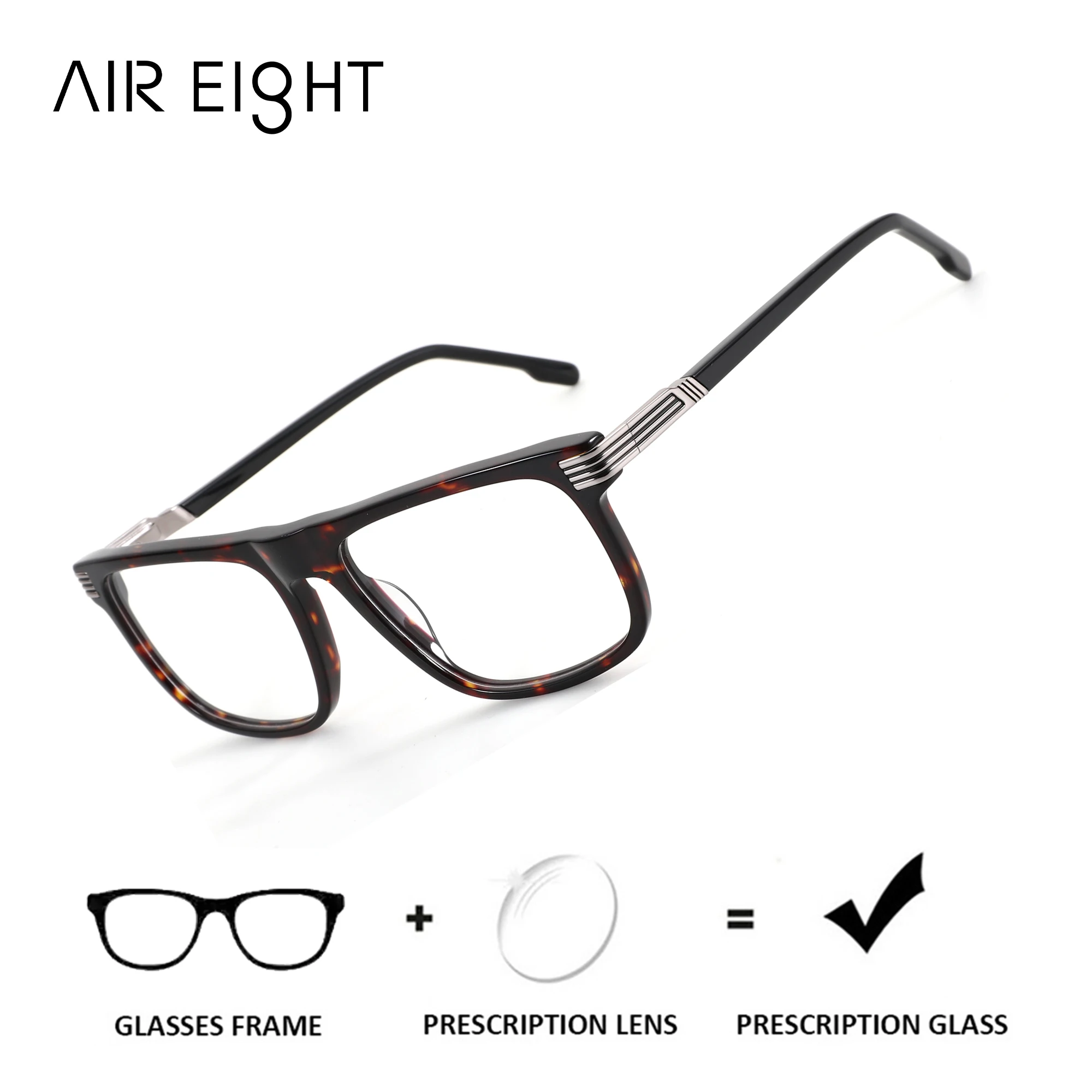 AIREIGHT (L Size) Acetate Square Prescription Glasses For Men Progressive Lenses Blue Light Myopia Optical Eyewear
AIREIGHT (L Size) Acetate Square Prescription Glasses For Men Progressive Lenses Blue Light Myopia Optical Eyewear