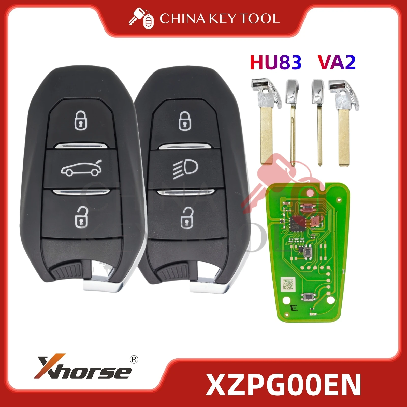 1PCS XHORSE XZPG00EN Special PCB Board For Peugeot Citroen With Key Shell With Logo Global Version
1PCS XHORSE XZPG00EN Special PCB Board For Peugeot Citroen With Key Shell With Logo Global Version