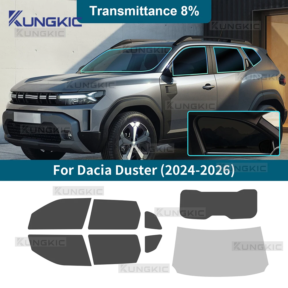 Pre-Cut Car Window Privacy Tint Film For Dacia Duster 2024 2025 2026 Auto Sticker Foils ceramic solar UV Protector films
Pre-Cut Car Window Privacy Tint Film For Dacia Duster 2024 2025 2026 Auto Sticker Foils ceramic solar UV Protector films