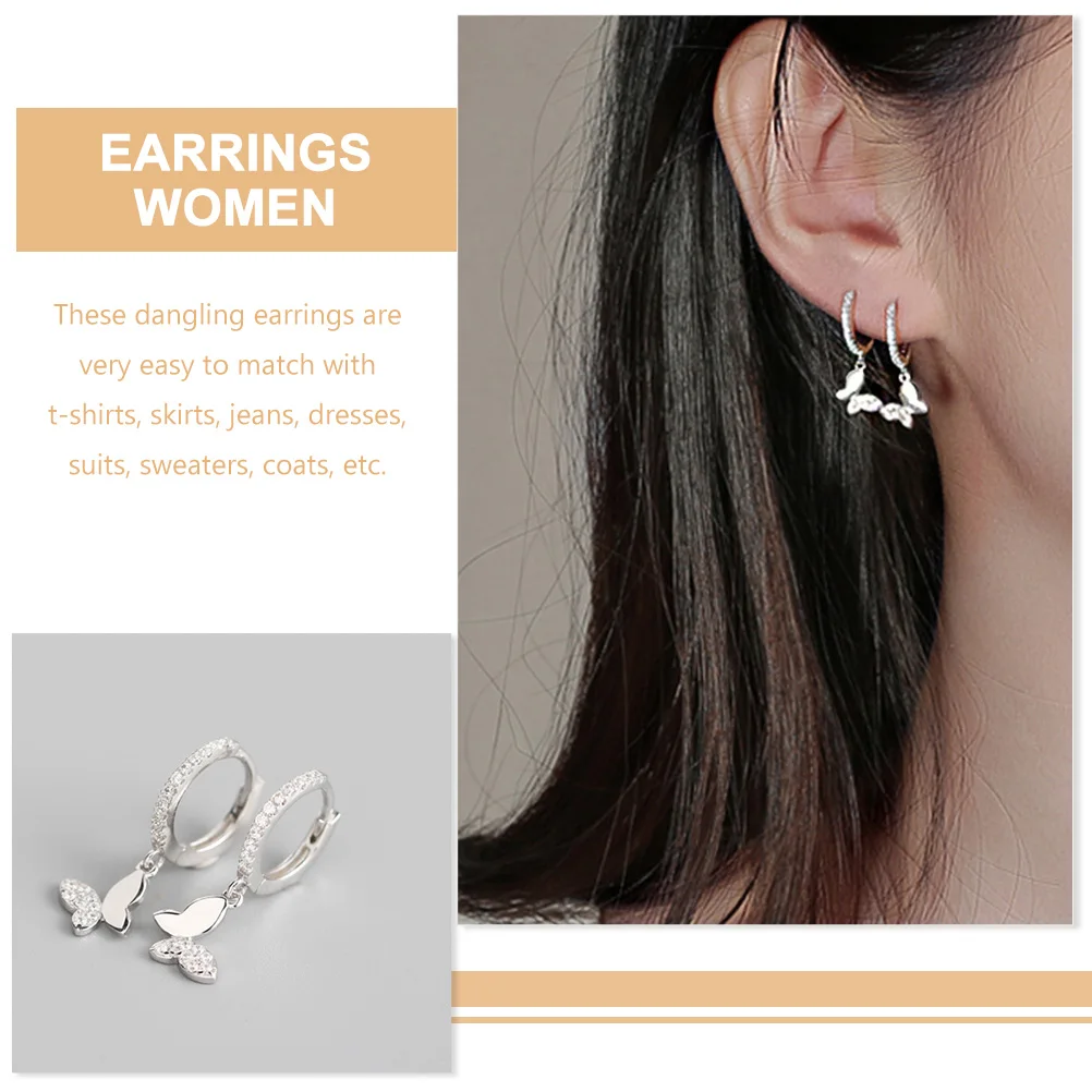 Delicate Butterflies Dangle Earrings For Women Lightweight Elegant Drop Jewelry Party Wedding Gift Decorative Earrings
Delicate Butterflies Dangle Earrings For Women Lightweight Elegant Drop Jewelry Party Wedding Gift Decorative Earrings