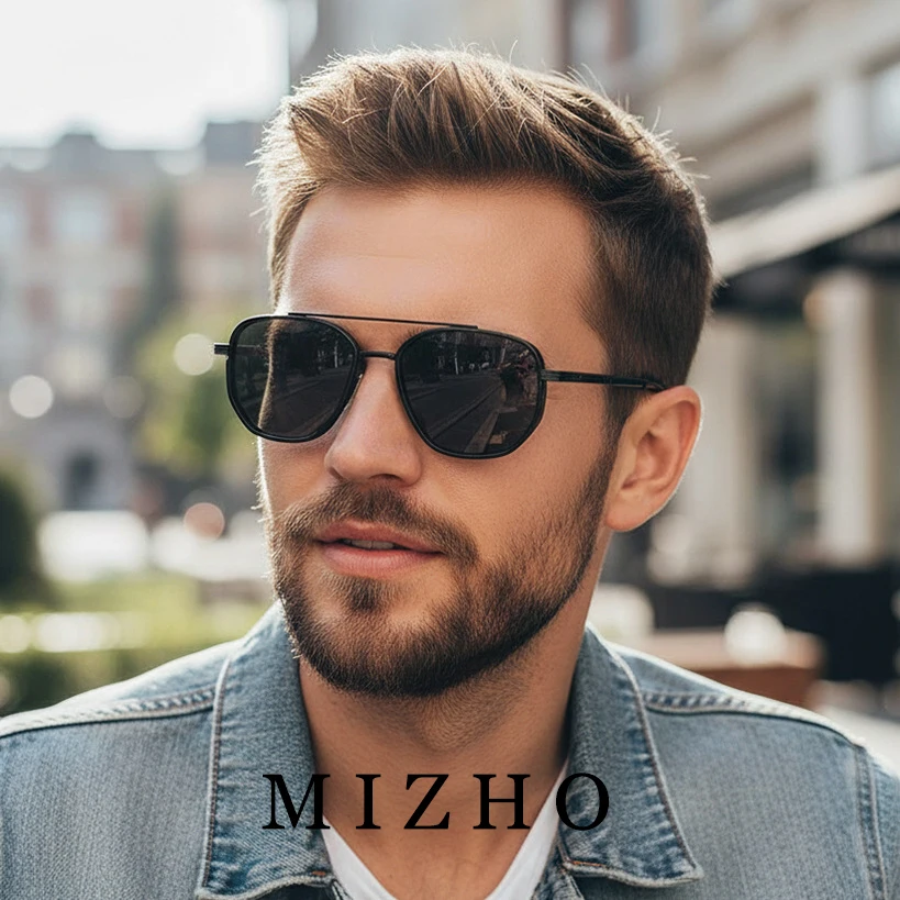 MIZHO Photochromic Polarized Retro Metal Sunglasses for Men Vintage Eyewear Frame Design UV Protection Trendy Fashion Shades
MIZHO Photochromic Polarized Retro Metal Sunglasses for Men Vintage Eyewear Frame Design UV Protection Trendy Fashion Shades