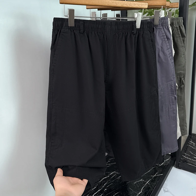 2026 Summer New Elastic Tether Pure Cotton Straight Overalls Men's Middle-aged Slim-fitting Thin Casual Five-point Pants Shorts
2026 Summer New Elastic Tether Pure Cotton Straight Overalls Men's Middle-aged Slim-fitting Thin Casual Five-point Pants Shorts