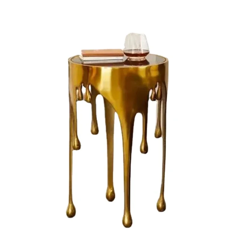 ~L European modern bronze metallic coffee table designer creative side table hotel reception coffee table
~L European modern bronze metallic coffee table designer creative side table hotel reception coffee table