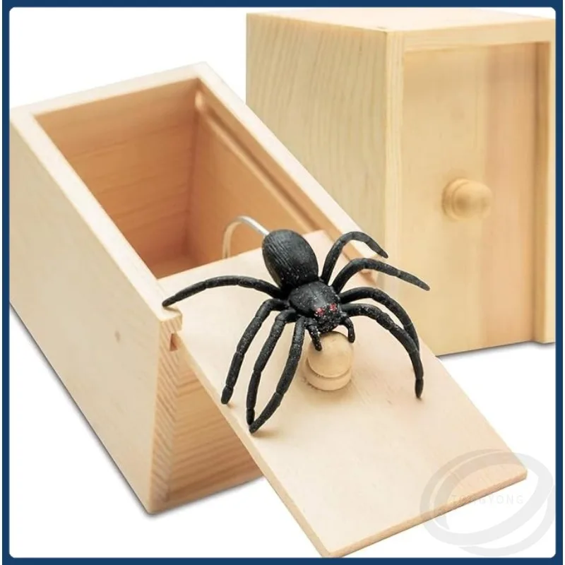 1pcs Funny Prank Toys Wooden Spider Prank Box Scary Spider Prank Box Halloween Party Decoration April Fools Day Props
1pcs Funny Prank Toys Wooden Spider Prank Box Scary Spider Prank Box Halloween Party Decoration April Fools Day Props