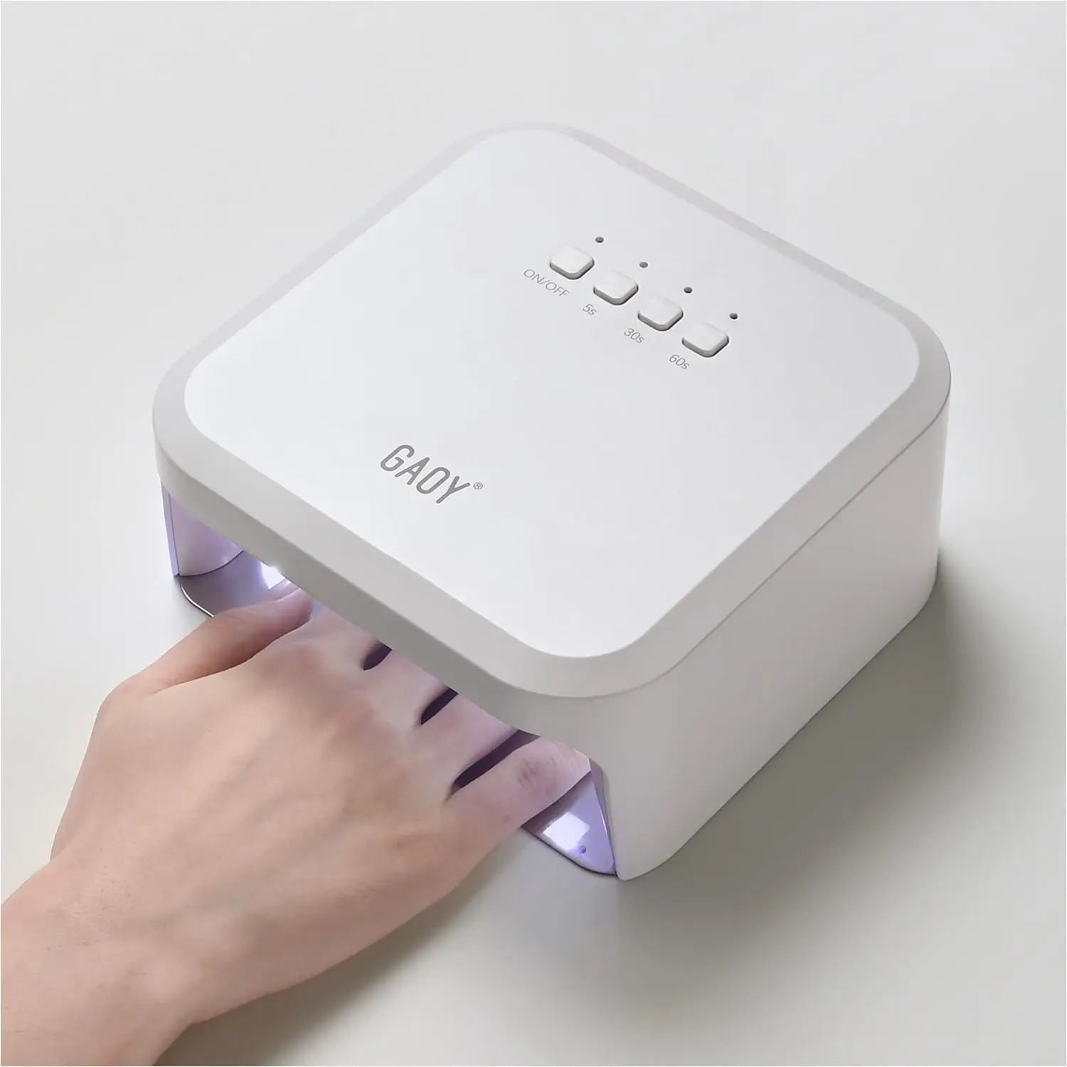 UV Light for Gel Nails, Professional Nail Dryer with Infrared Sensor and 3 Timers, Fast Curing Lamp for Salon & Home, White
UV Light for Gel Nails, Professional Nail Dryer with Infrared Sensor and 3 Timers, Fast Curing Lamp for Salon & Home, White