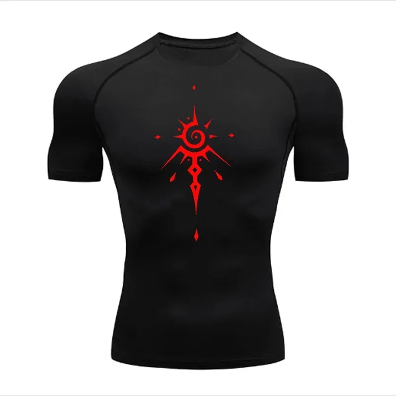 Fashionable and Minimalist Men's Running Tight Fitting Sportswear Short Sleeved Sports Fitness Casual Comfortable Pattern Tight
Fashionable and Minimalist Men's Running Tight Fitting Sportswear Short Sleeved Sports Fitness Casual Comfortable Pattern Tight
