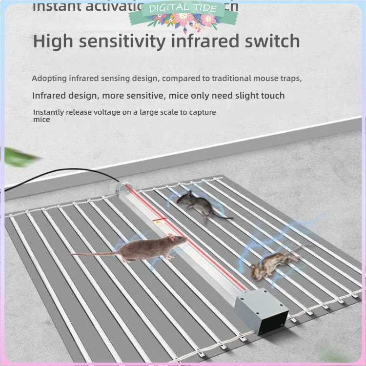 Automatic Ultra New Infrared High-voltage Capture Mouse Home Power Grid Capture Destruction Mouse Trap
Automatic Ultra New Infrared High-voltage Capture Mouse Home Power Grid Capture Destruction Mouse Trap