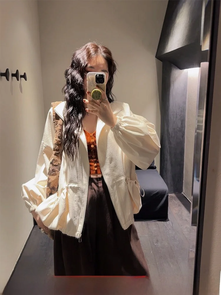 Модный жакет Sange Bla Flower 2024 из ацетатного крепа: стильная осенне-зимняя верхняя одежда свободного кроя с длинными рукавами на пуговицах
Модный жакет Sange Bla Flower 2024 из ацетатного крепа: стильная осенне-зимняя верхняя одежда свободного кроя с длинными рукавами на пуговицах