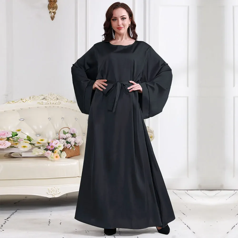 Рамадан Eid Satin Abaya Дубай, Турция расклешенный рукав мусульманский хиджаб платье без рисунка замкнутая ткань Исламская одежда Кафтан Халат
Рамадан Eid Satin Abaya Дубай, Турция расклешенный рукав мусульманский хиджаб платье без рисунка замкнутая ткань Исламская одежда Кафтан Халат