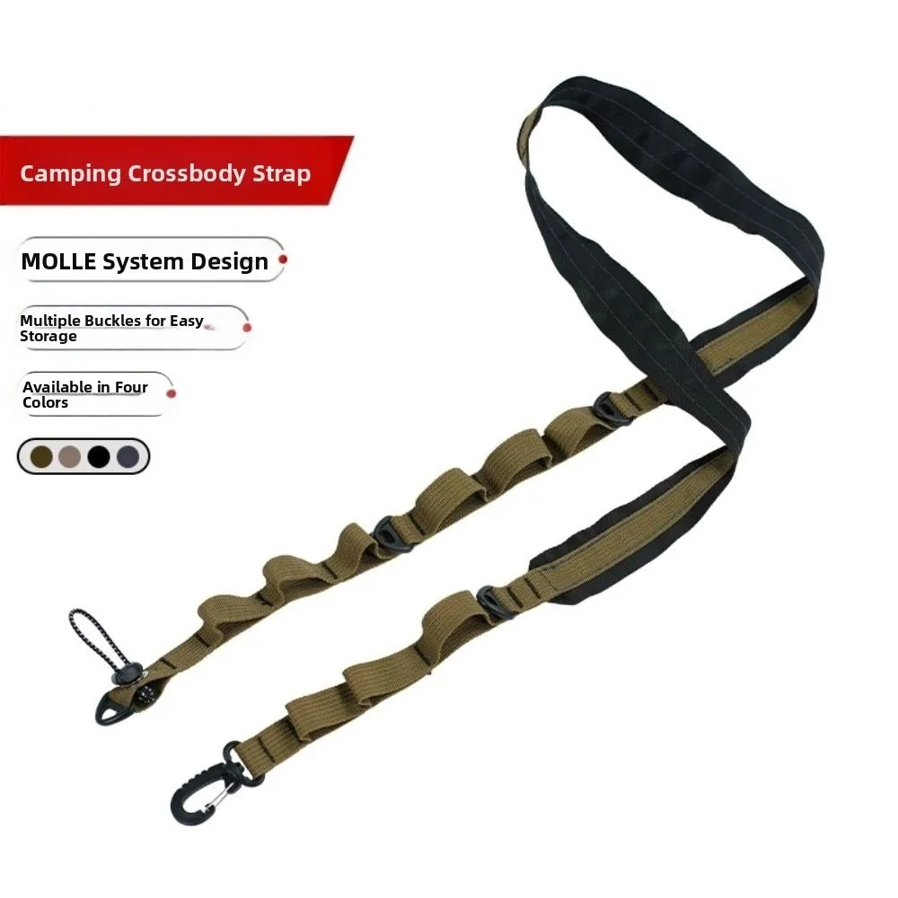 Multi-functional Shoulder Straps Quick Release Polyester Camping Hangings Rope Adjustable 105cm Outdoor Storage Sling Belt
Multi-functional Shoulder Straps Quick Release Polyester Camping Hangings Rope Adjustable 105cm Outdoor Storage Sling Belt