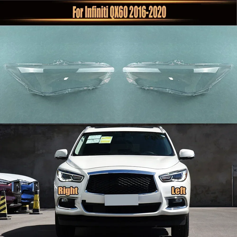 For Infiniti QX60 2016-2020 Headlamp CoverTransparent Mask Headlight Shell Lens Plexiglass Replace Original Lampshade
For Infiniti QX60 2016-2020 Headlamp CoverTransparent Mask Headlight Shell Lens Plexiglass Replace Original Lampshade