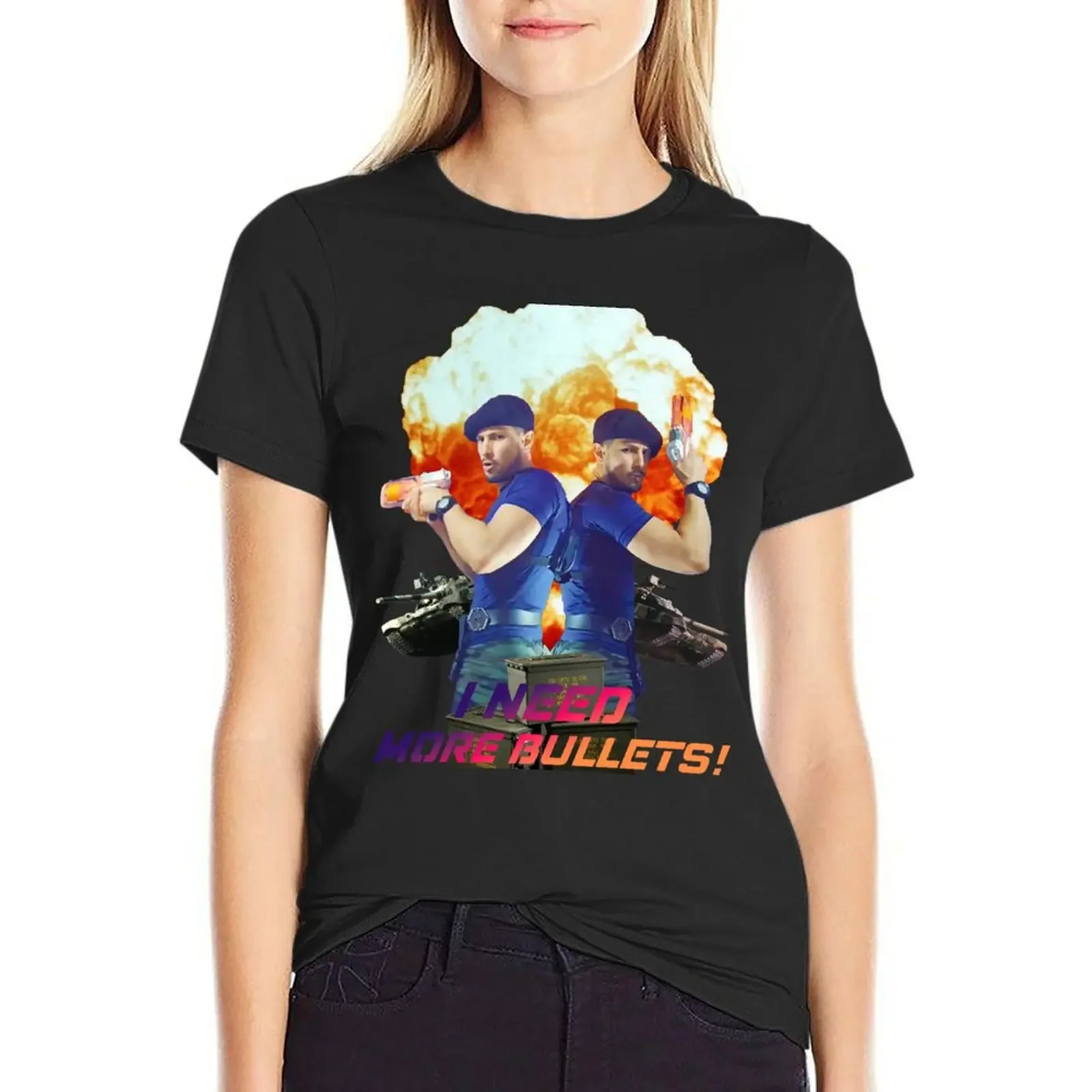 I Need More Bullets T-shirt Aesthetic clothing Female clothing kawaii clothes western t-shirt dress for Women
I Need More Bullets T-shirt Aesthetic clothing Female clothing kawaii clothes western t-shirt dress for Women