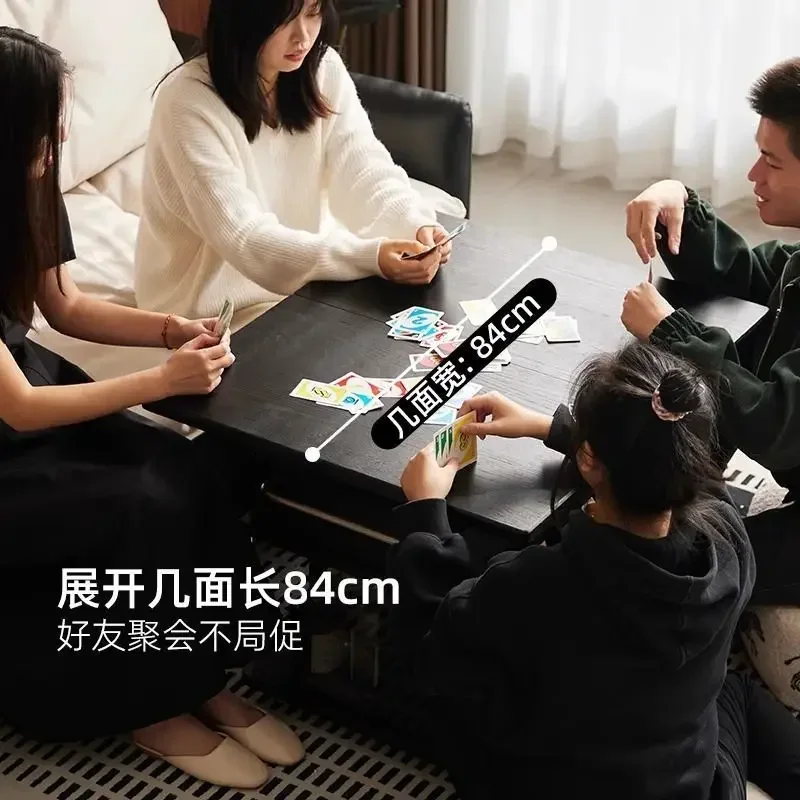 Mobile modern coffee table simple small apartment living room household side cabinet, lifting and folding
Mobile modern coffee table simple small apartment living room household side cabinet, lifting and folding
