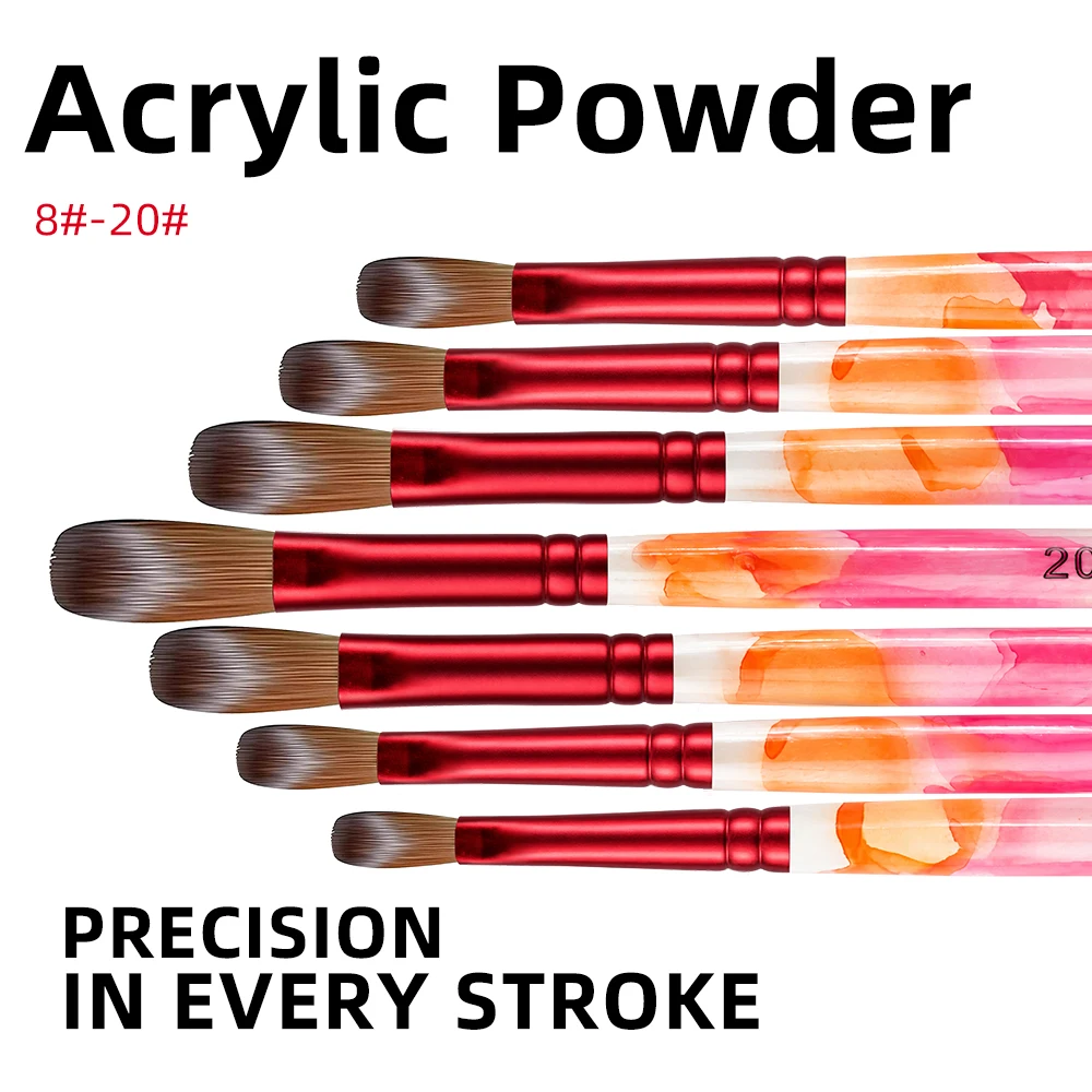 Luxury Wood Handle Nail Brush Professional 3D Sculpture Pen with Nylon Hair Flat Head for DIY Nail Art Salon Tool
Luxury Wood Handle Nail Brush Professional 3D Sculpture Pen with Nylon Hair Flat Head for DIY Nail Art Salon Tool