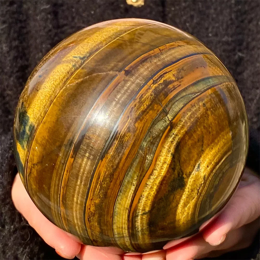 Natural Tiger's Eye Stone Crystal Energy Ball, Reiki Healing, Gift, Room Decoration, Meditation, Demagnetization, Office Decorat
Natural Tiger's Eye Stone Crystal Energy Ball, Reiki Healing, Gift, Room Decoration, Meditation, Demagnetization, Office Decorat