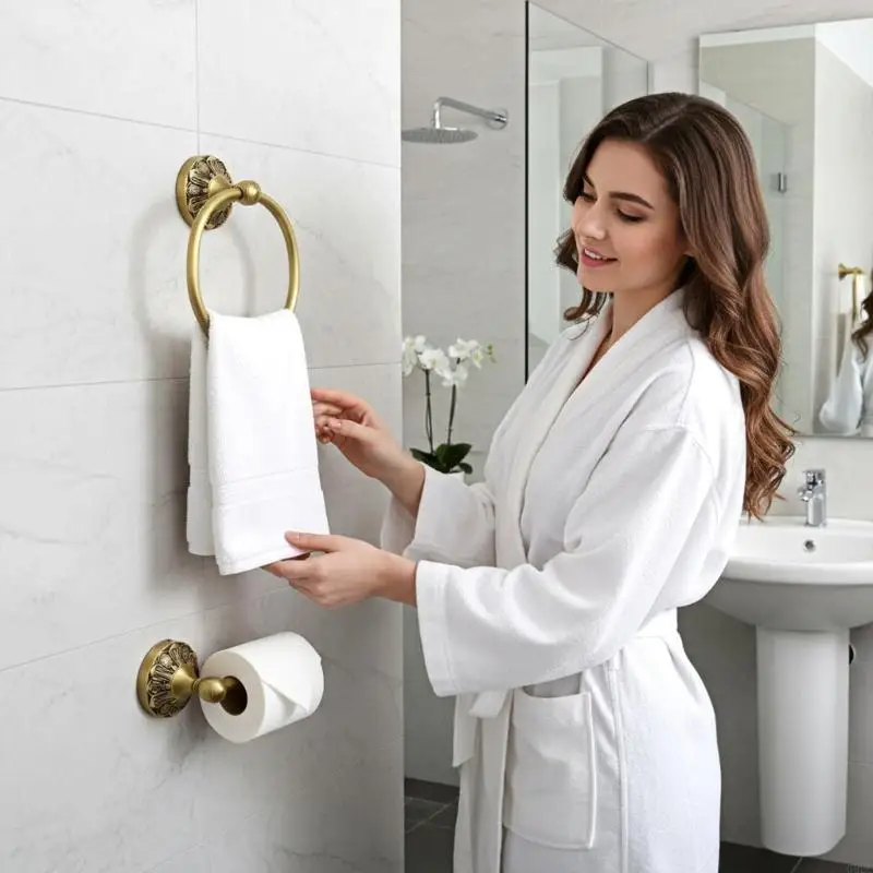 G92C Decorative Brass Towel Rack And Toilet Paper Stand Tissue Roll Paper Hanger
G92C Decorative Brass Towel Rack And Toilet Paper Stand Tissue Roll Paper Hanger