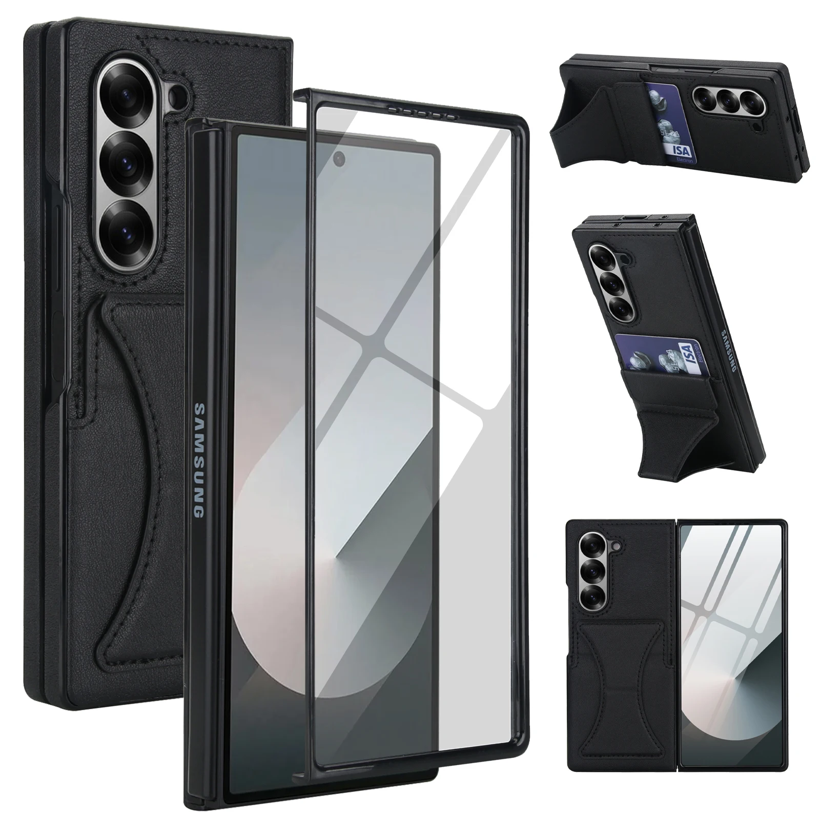 PU Leather Phone Case for Samsung Galaxy Z Fold 7 6 5 4 3 5G With Wallet Credit Card Slot Holder Stand Cover + Screen Protector
PU Leather Phone Case for Samsung Galaxy Z Fold 7 6 5 4 3 5G With Wallet Credit Card Slot Holder Stand Cover + Screen Protector