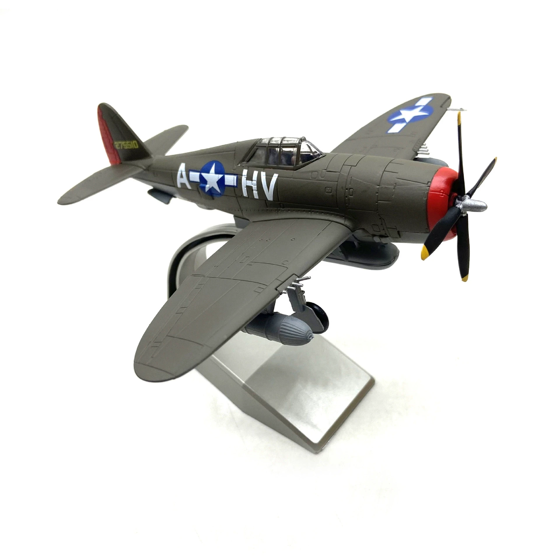 Fighter Jet Model Airplane 1/72 Scale P-47 American P47 Thunderbolt Fighter Alloy Simulation plane Ornament with Base Home Bedro
Fighter Jet Model Airplane 1/72 Scale P-47 American P47 Thunderbolt Fighter Alloy Simulation plane Ornament with Base Home Bedro