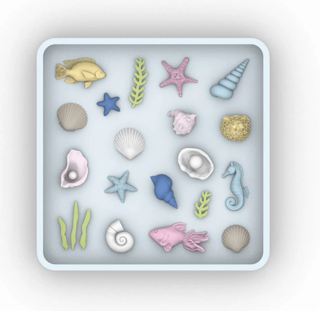 3D Ocean Accessories Resin Casting Mold Silicone Mold Accessories Resin Liquid Mold Resin Keychain Silicone Mold Resin Mold
3D Ocean Accessories Resin Casting Mold Silicone Mold Accessories Resin Liquid Mold Resin Keychain Silicone Mold Resin Mold