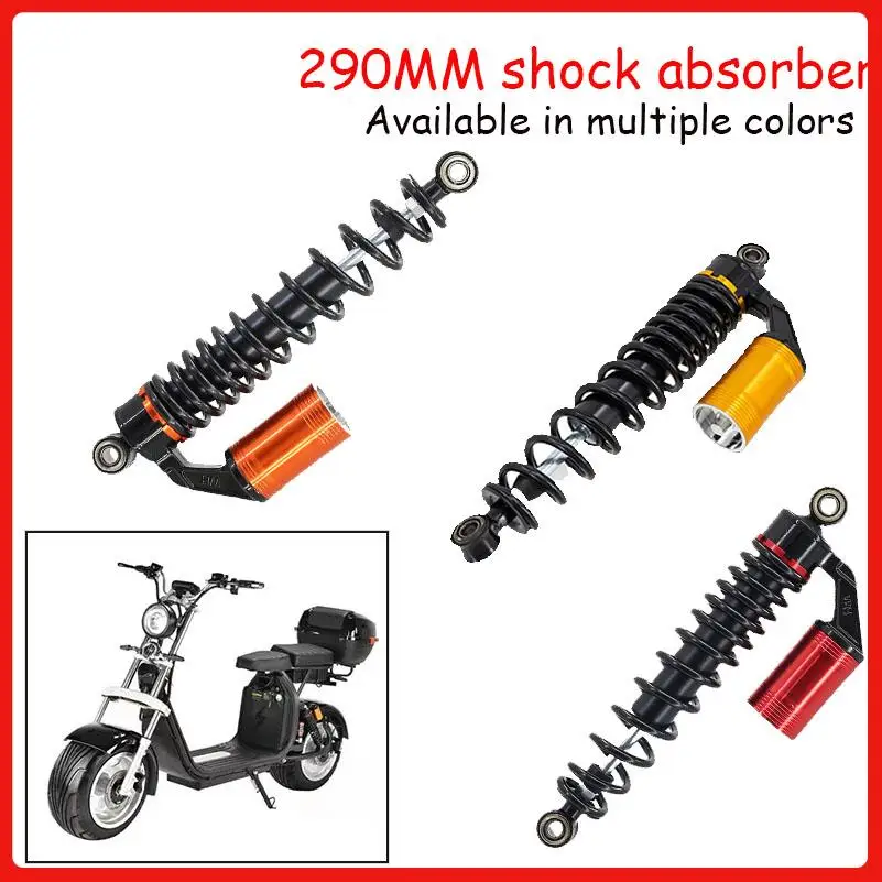 Spring Rear Shock Absorber 290MM With Decorative Airbag Rear Damping For Citycoco Modified Accessories parts
Spring Rear Shock Absorber 290MM With Decorative Airbag Rear Damping For Citycoco Modified Accessories parts