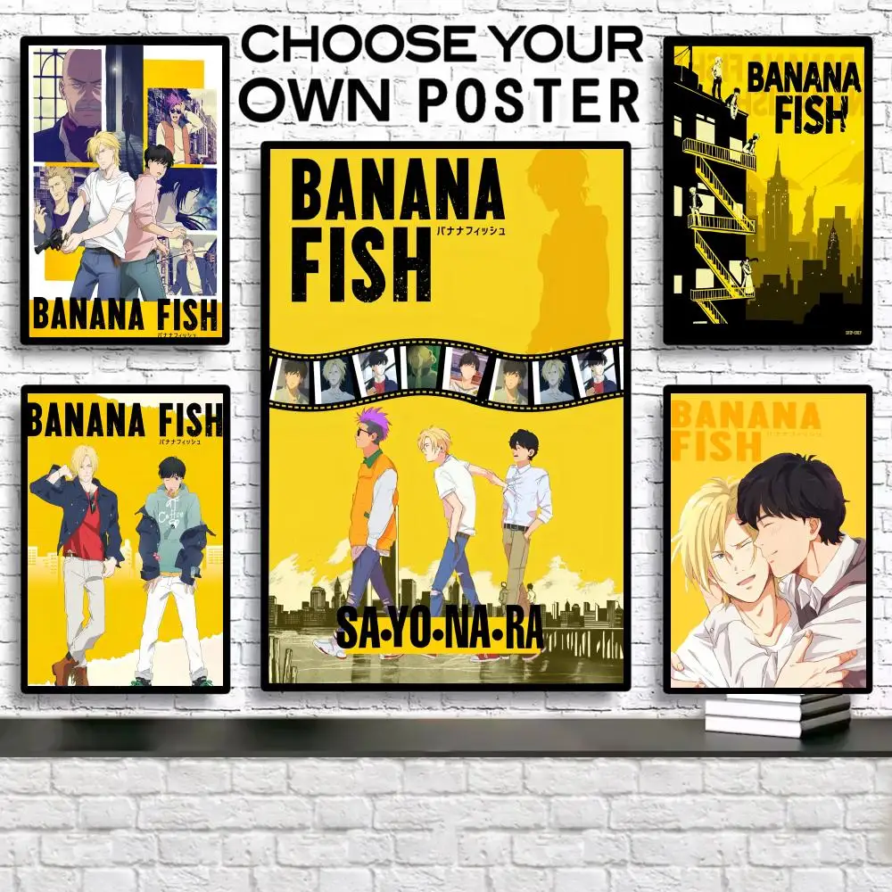 B-Banana F-Fish Anime Painting Calligraphy Canvas Poster: Crease Free Waterproof Durable All Space Wall Decor
B-Banana F-Fish Anime Painting Calligraphy Canvas Poster: Crease Free Waterproof Durable All Space Wall Decor