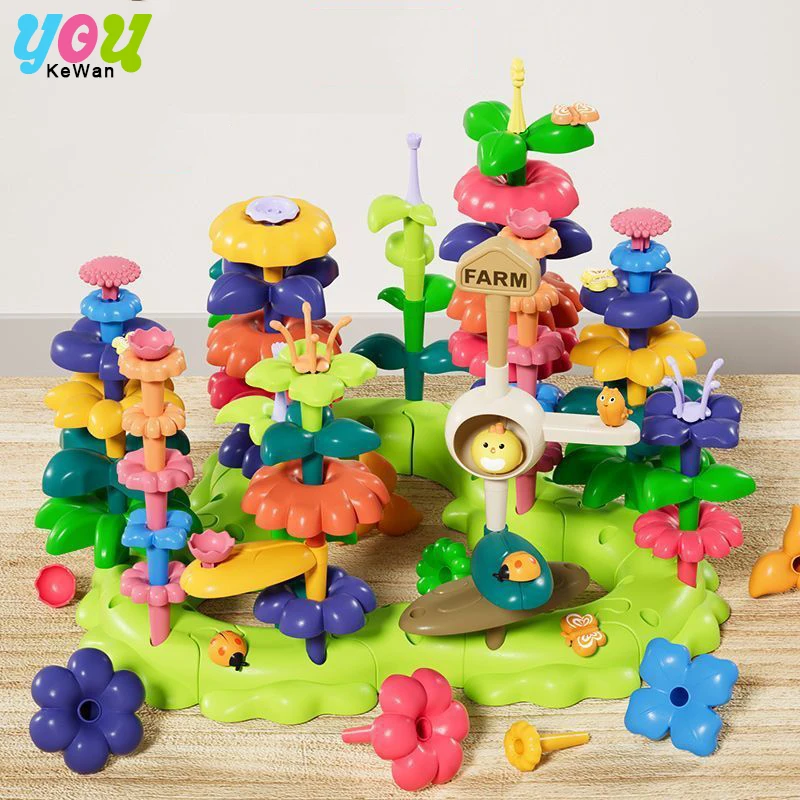 42-93PCS DIY Flower Garden Building Blocks Assembly Brick Rainbow Stacking Construction Set Educational Toys for Toddlers Girls
42-93PCS DIY Flower Garden Building Blocks Assembly Brick Rainbow Stacking Construction Set Educational Toys for Toddlers Girls