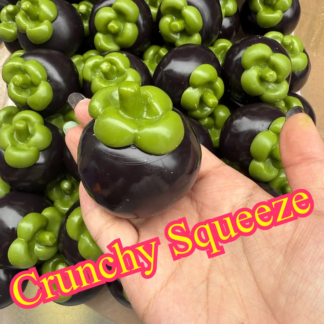 Simulated Mangkhut Crispy Handmade Ball, Crunchy Pinch, Stress Relief Toy Squeeze Ball Round ASMR Anti Stress Toys for Adults
Simulated Mangkhut Crispy Handmade Ball, Crunchy Pinch, Stress Relief Toy Squeeze Ball Round ASMR Anti Stress Toys for Adults
