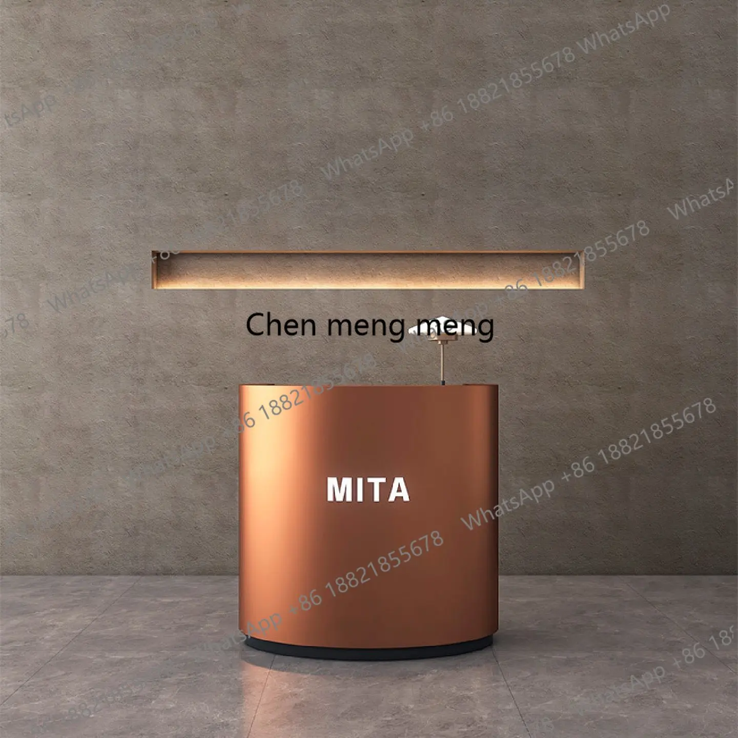 Customized exhibition hall checkout page store small bar arc restaurant beauty salon stainless steel hotel reception desk
Customized exhibition hall checkout page store small bar arc restaurant beauty salon stainless steel hotel reception desk