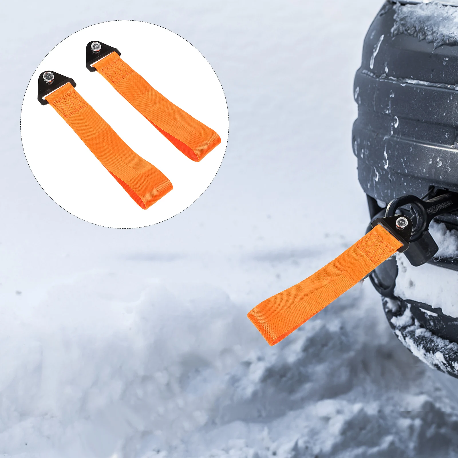 2pcs Car Tow Rope Heavy Duty Decorative Front Bumper Traction Strap Racing Tow Strap For Vehicle Modification Stylish Safety
2pcs Car Tow Rope Heavy Duty Decorative Front Bumper Traction Strap Racing Tow Strap For Vehicle Modification Stylish Safety
