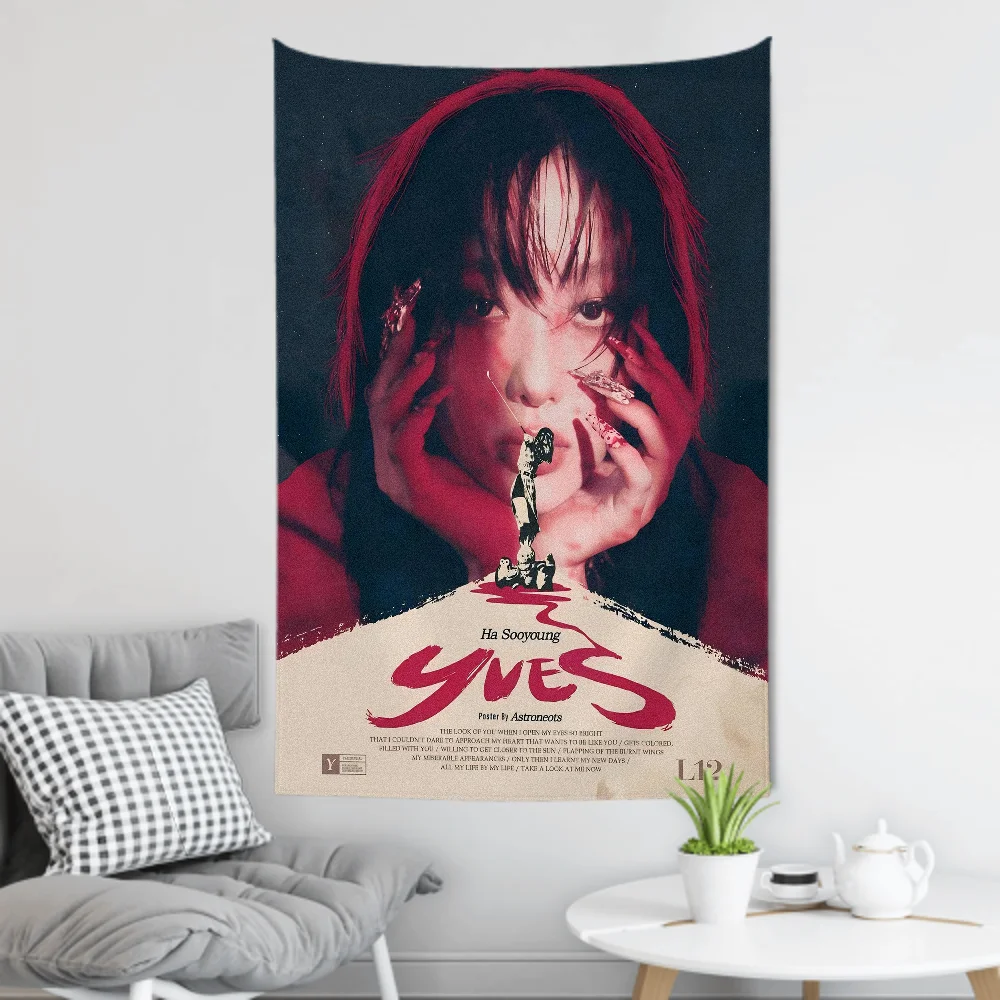 KOR Singer Y-Yves Tapestry Room Decor Wall Cloth Party Hanging Background Room Decor Baby Room
KOR Singer Y-Yves Tapestry Room Decor Wall Cloth Party Hanging Background Room Decor Baby Room