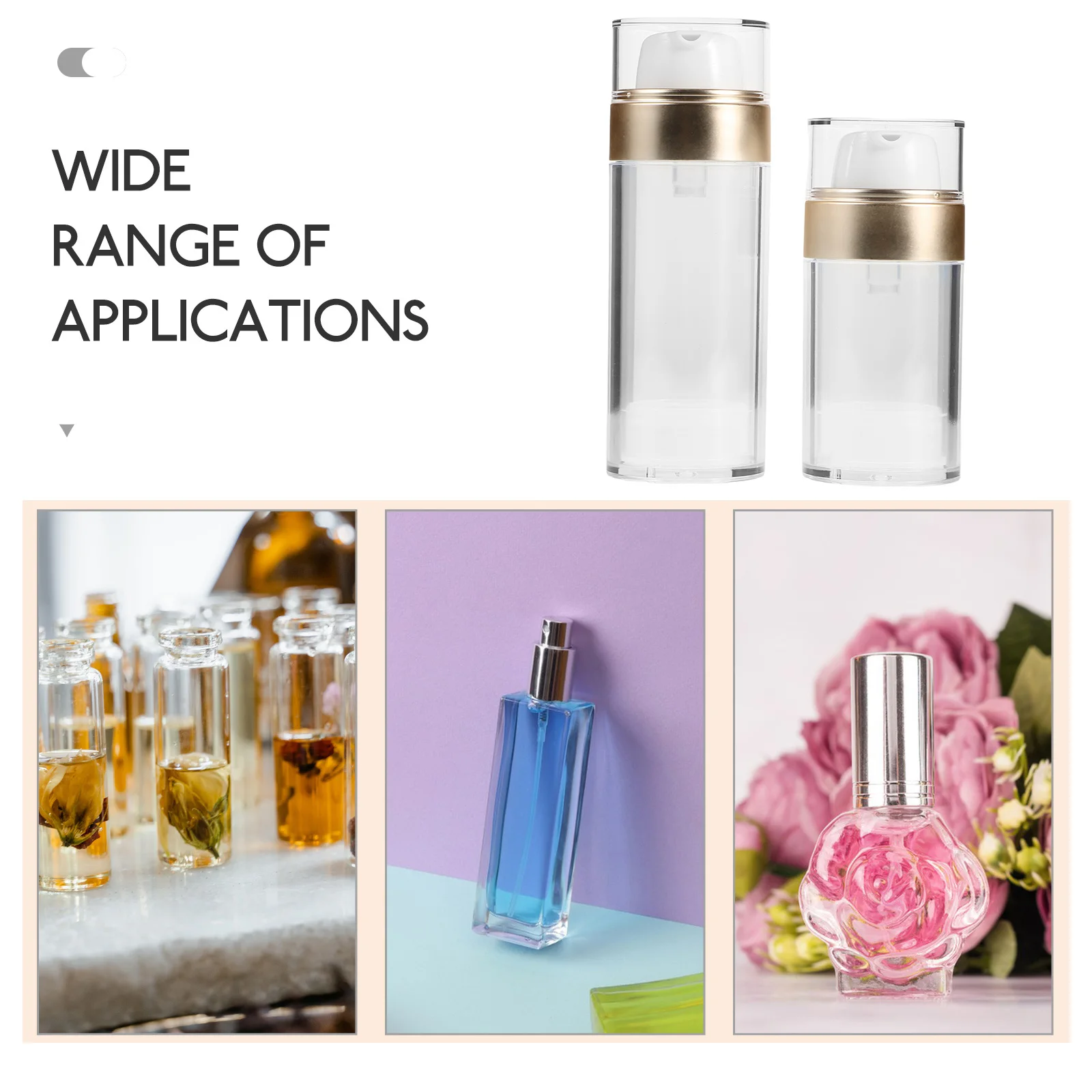 2PCS Vacuum Airless Pump Bottles 30ml 50ml Travel Foundation Containers Lotion Dispenser Refillable Toiletries Cosmetics Bottle
2PCS Vacuum Airless Pump Bottles 30ml 50ml Travel Foundation Containers Lotion Dispenser Refillable Toiletries Cosmetics Bottle