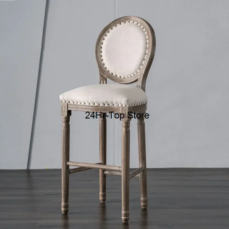 Antique Bar Stools Home Bar Furniture American Solid Wood Bar Chairs European Retro Backrest High Chair Villa Chair for Kitchen
Antique Bar Stools Home Bar Furniture American Solid Wood Bar Chairs European Retro Backrest High Chair Villa Chair for Kitchen