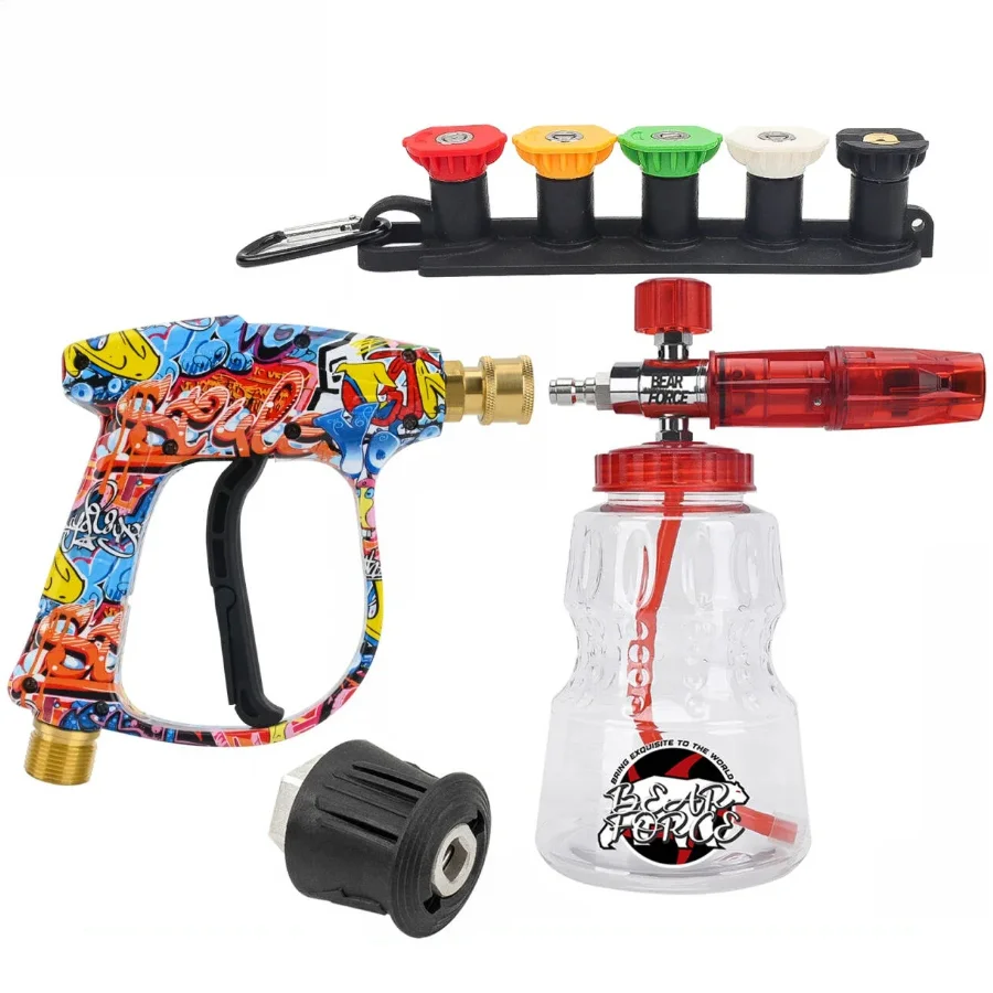 Pressure Washer Water Gun Kit for Car Cleaning Hose Connector For Karcher Nilfisk Parkside Bosch Quick Connector Nozzles
Pressure Washer Water Gun Kit for Car Cleaning Hose Connector For Karcher Nilfisk Parkside Bosch Quick Connector Nozzles