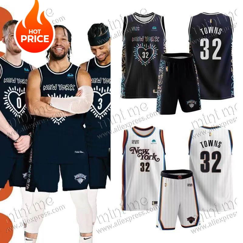 Лето 2025 года, баскетбольный трикотаж Knicks City Jersey, комплект футболок специального выпуска в американском стиле ретро, быстросохнущий и дышащий
Лето 2025 года, баскетбольный трикотаж Knicks City Jersey, комплект футболок специального выпуска в американском стиле ретро, быстросохнущий и дышащий