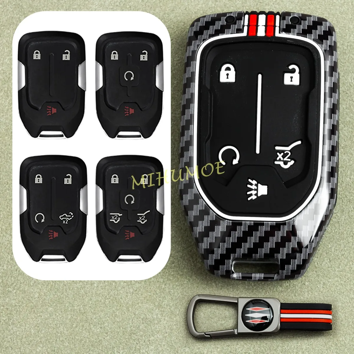 Чехол-корпус для автомобильного ключа-пульта с 3/4/5/6 кнопками для GMC Sierra Yukon Terrain Chevrolet Silverado Tahoe Suburban, аксессуары
Чехол-корпус для автомобильного ключа-пульта с 3/4/5/6 кнопками для GMC Sierra Yukon Terrain Chevrolet Silverado Tahoe Suburban, аксессуары